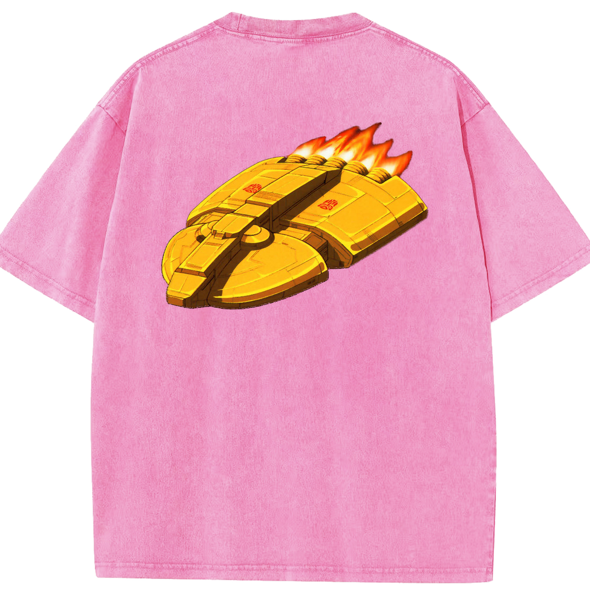 （画像用）  綿100% ヴィンテージ風 半袖Tシャツ（背面プリント）